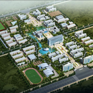 機(jī)電?？茖W(xué)校圖書樓、綜合樓、食堂